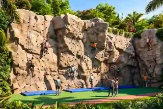 Rock Climbing at One Goa The Rhapsody